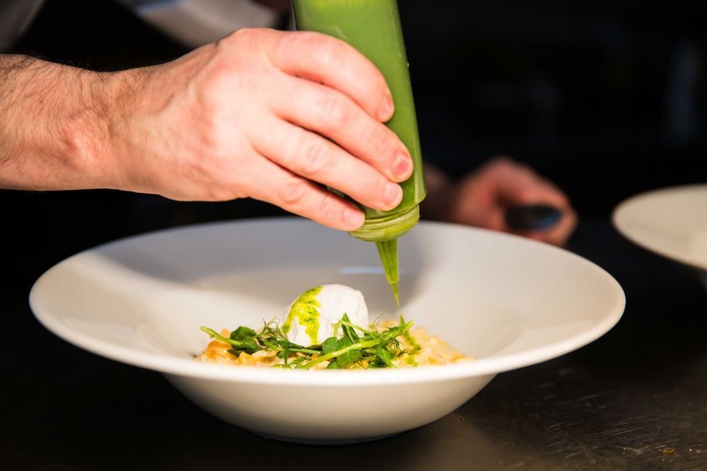 Hotel The Millstone, Mellor Blackburn  Exteriér fotografie A chef using a piping bag